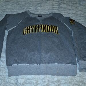 Universal Gray Gryffindor Men's Crewneck Sweater